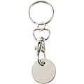 Rory keyring with trolley coin, white