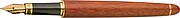 Rosewood pen set in case, brown