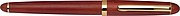 Rosewood pen set in case, brown