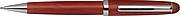 Rosewood pen set in stylish case., brown