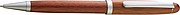 Rosewood pen set in stylish case., brown