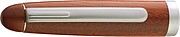 Rosewood pen set in stylish case., brown