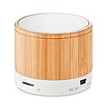 Round Bamboo Bluetooth speake