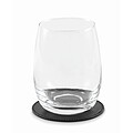 Round coaster in PU, black