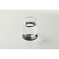 Round coaster in PU, black
