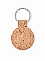 Round cork key ring
