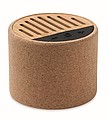 Round cork wireless speaker