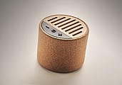 Round cork wireless speaker