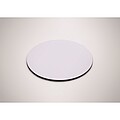 Round magnet in PVC, white