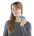Round plastic hot/cold pack