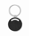 Round shape key ring, black