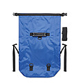 RPET 210D polyester waterproof rolltop backpack