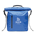 RPET 210D polyester waterproof rolltop backpack