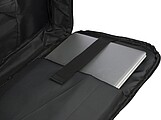 rPET (300D) polyester laptop backpack, black