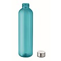 RPET bottle 1000ml, transparent blue