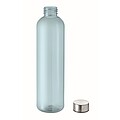 RPET bottle 1000ml, transparent light blue