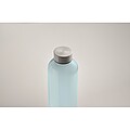RPET bottle 1000ml, transparent light blue