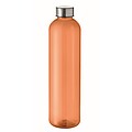 RPET bottle 1000ml, transparent orange