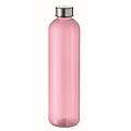 RPET bottle 1000ml, transparent pink