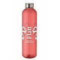 RPET bottle 1000ml, transparent red