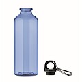 RPET bottle 500ml, transparent blue