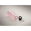 RPET bottle 500ml, transparent pink