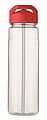RPET bottle 650ml PP flip lid
