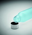 RPET bottle with S/S cap 600ml