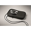 RPET cross body travel pouch, black
