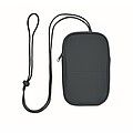 RPET cross body travel pouch, blue