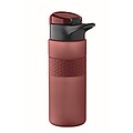 RPET drinking bottle 700ml, burgundy