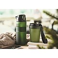 RPET drinking bottle 700ml, dark green