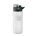 RPET drinking bottle 700ml, transparent white