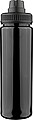 rPET drinking bottle (750 ml) Olivian, black