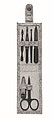 RPET felt 6 piece manicure set