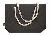 RPET felt beach bag, stone grey
