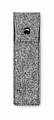RPET felt pencil case, grey