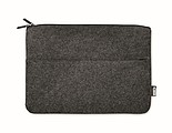 RPET felt zipped laptop bag