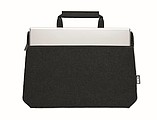 RPET felt zippered laptop bag