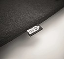 RPET felt zippered laptop bag