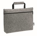 RPET felt zippered laptop bag
