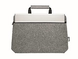 RPET felt zippered laptop bag