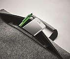 RPET felt zippered laptop bag