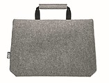 RPET felt zippered laptop bag