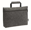 RPET felt zippered laptop bag