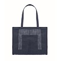 RPET mesh shopping bag, blue