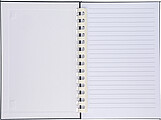 rPET notebook (A5) Ilias, blue