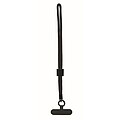 RPET phone wrist cord, black