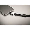 RPET phone wrist cord, black