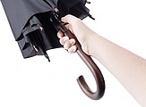 RPET polyester (170T) automatic umbrella with eight panels. Opens and closes automatically.